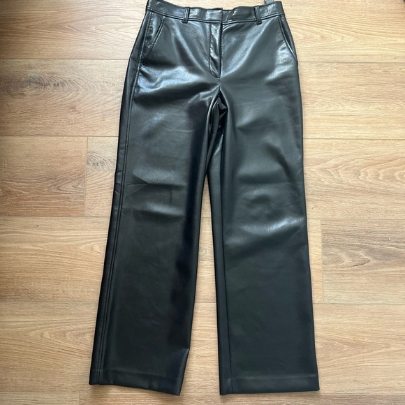 Aritzia Bazaar Leather Pant Black - Picture 2 of 6